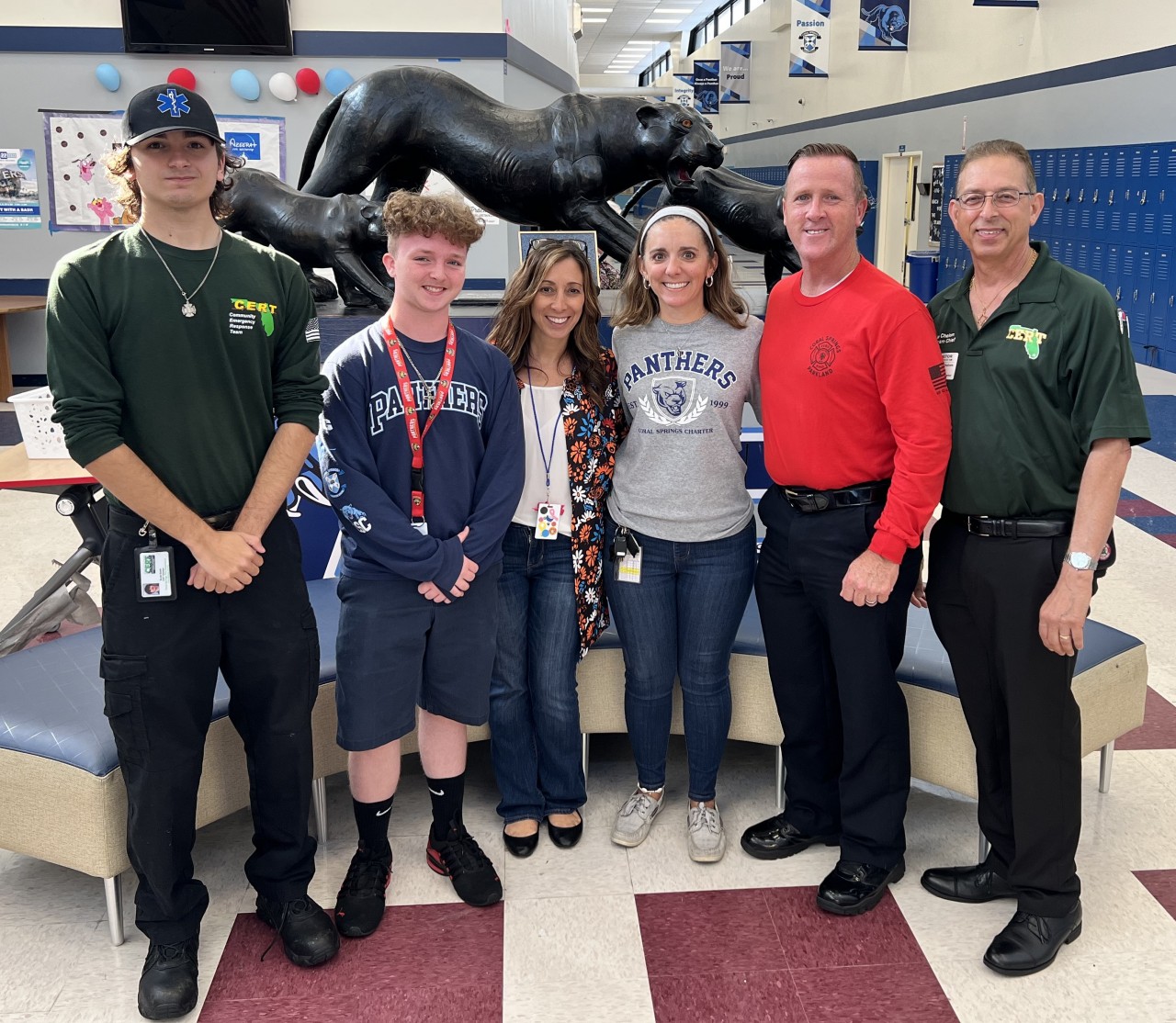 Coral Springs Parkland Emergency Response Team Receives Donation From Coral Springs Charter School